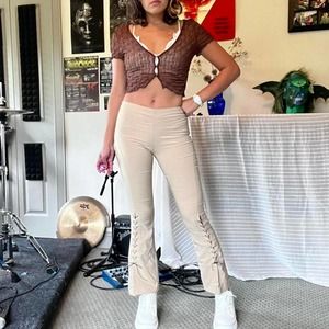 Y2k corset pants